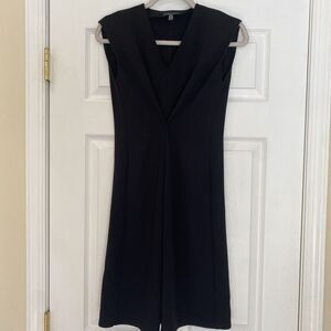 Eileen Fischer Sleeveless V-neck Stretchy Knit Dress Size XXS